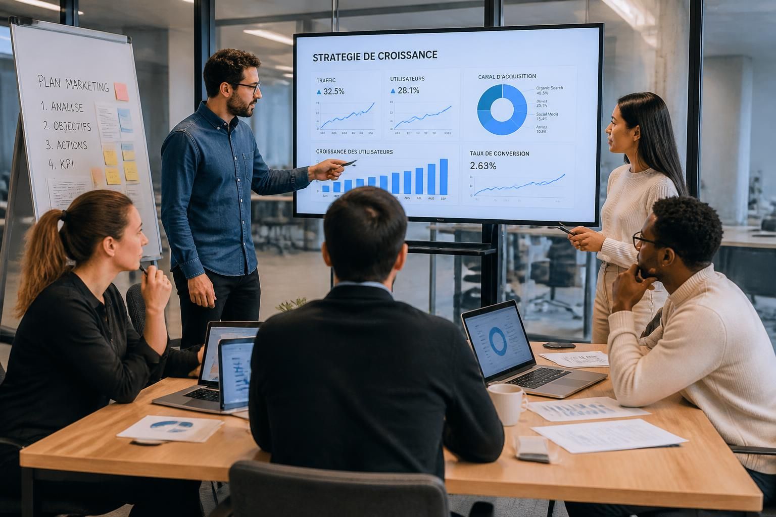 découvrez la stratégie de croissance en marketing : sa définition, ses enjeux et les méthodes pour l'appliquer efficacement afin de booster votre entreprise.