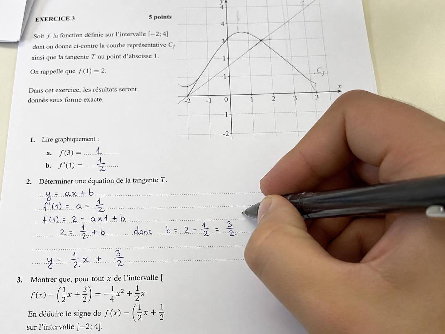 découvrez une méthode rapide et efficace pour calculer l'équation de la tangente à une courbe, spécialement conçue pour réussir au bac.