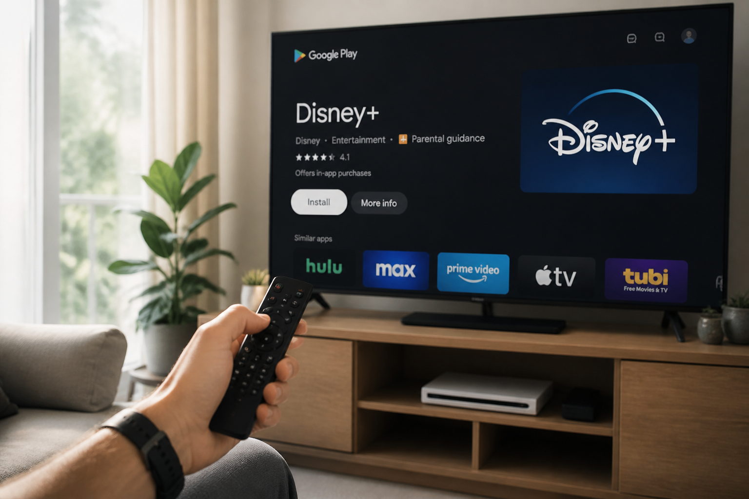 Installer Disney Plus sur une TV Android : le guide facile