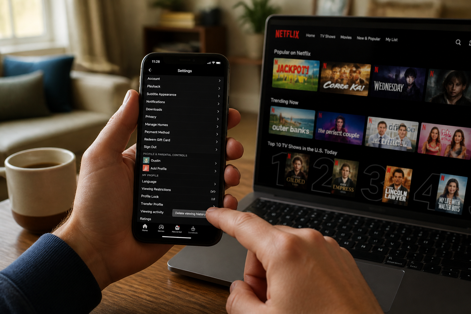 Supprimer son historique Netflix : la méthode pas à pas
