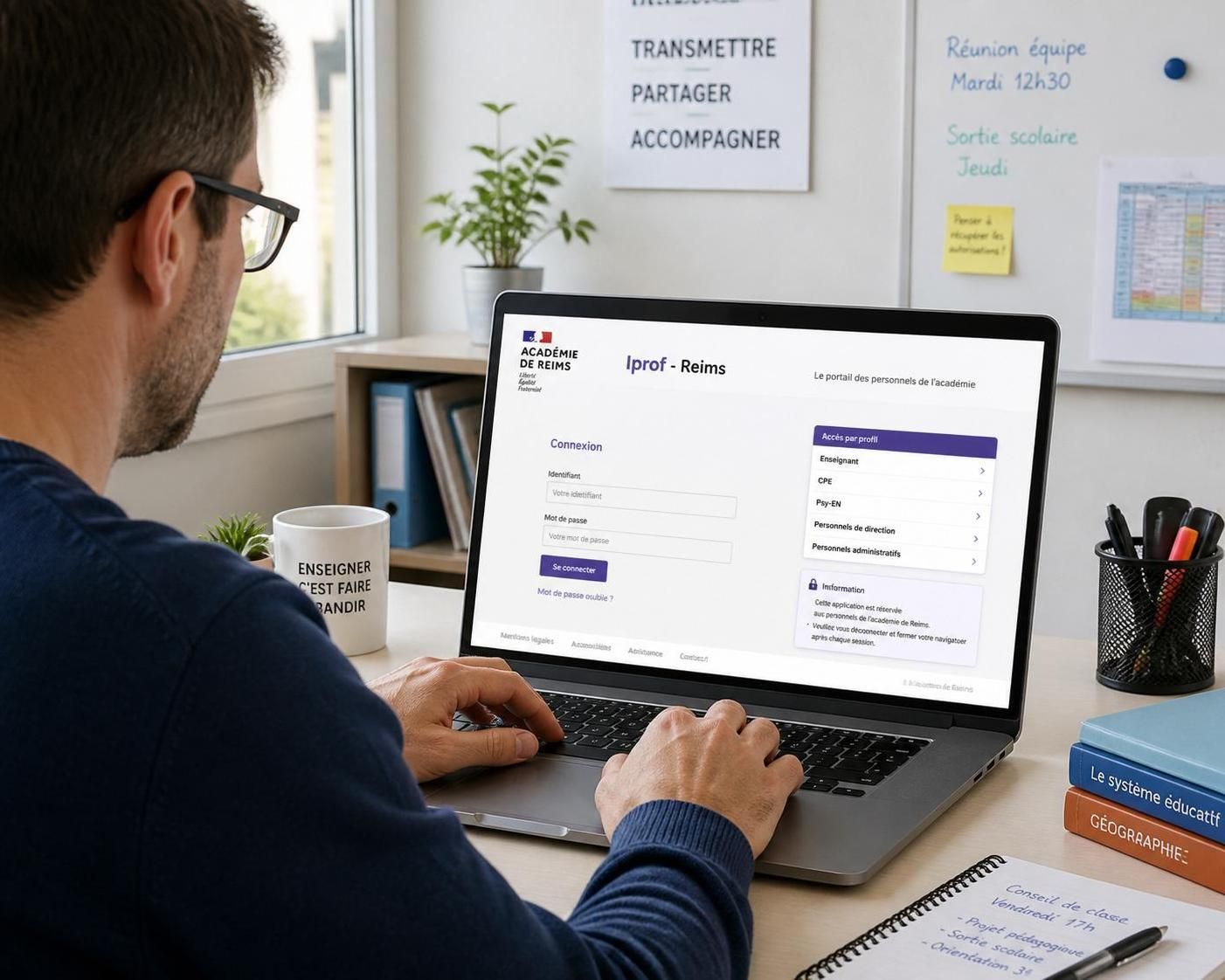 accédez en toute sécurité à iprof reims et découvrez une gamme complète de services dédiés aux enseignants pour faciliter leur quotidien professionnel.