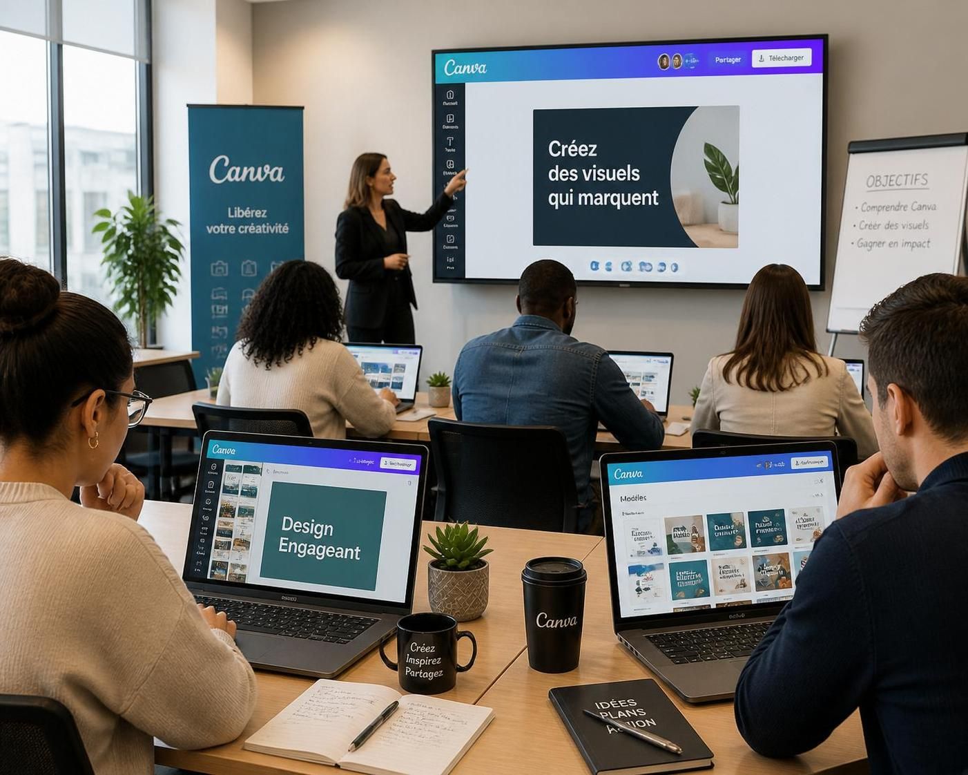 découvrez ce que vous apprendrez réellement avec les cours canva de formezvousrapidement.fr : maîtrisez la création graphique facilement et rapidement pour vos projets personnels et professionnels.
