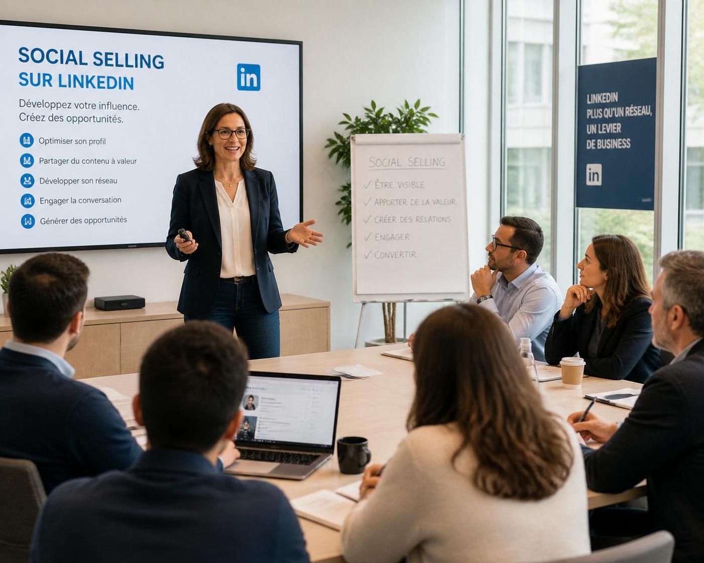 découvrez la formation social selling avec emmanuelle petiau sur linkedin et maîtrisez les techniques clés pour booster votre présence et vos ventes sur ce réseau professionnel.