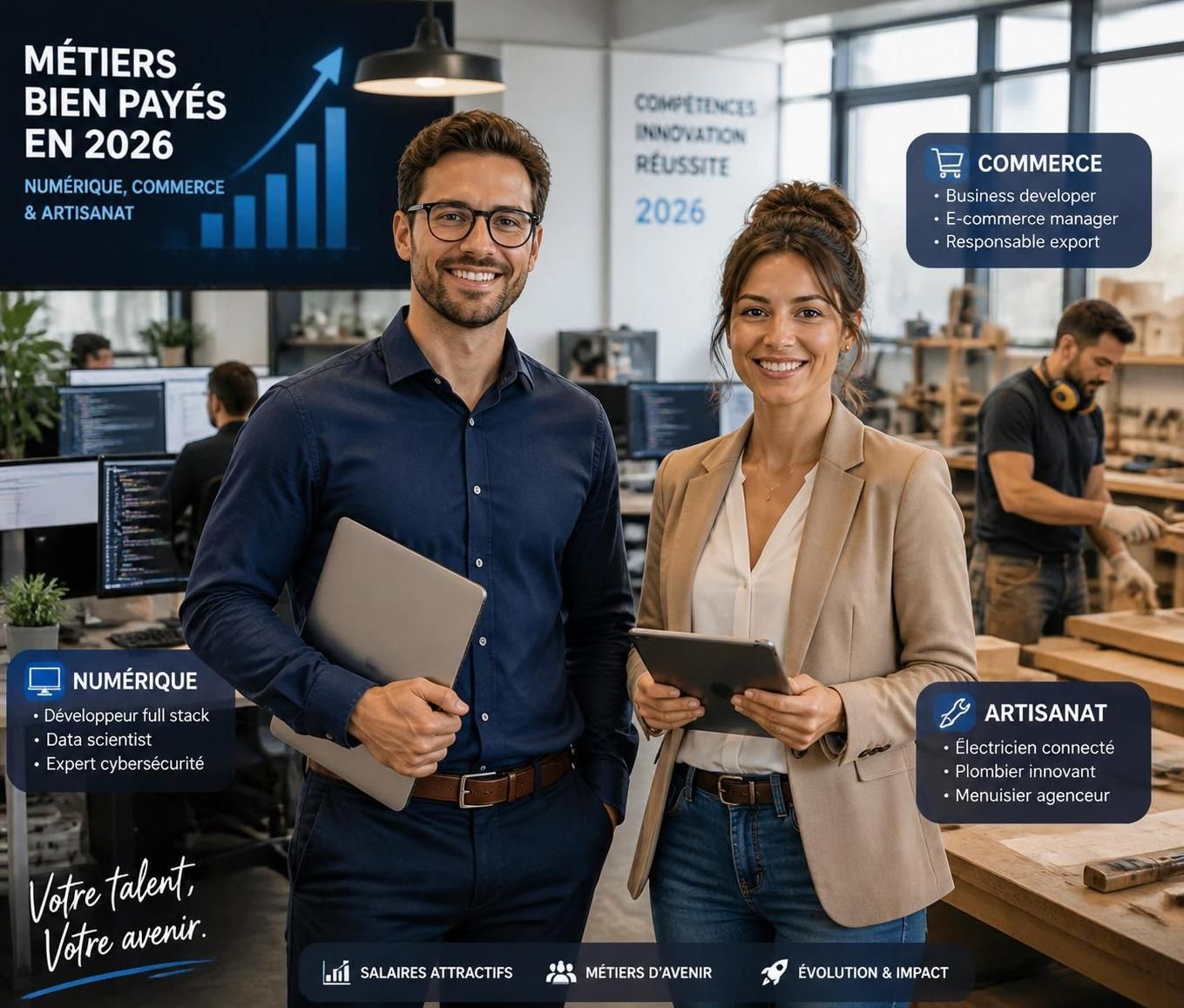 découvrez quels métiers offrent un salaire de 5000 euros par mois en 2026 et comment accéder à ces opportunités professionnelles rentables.