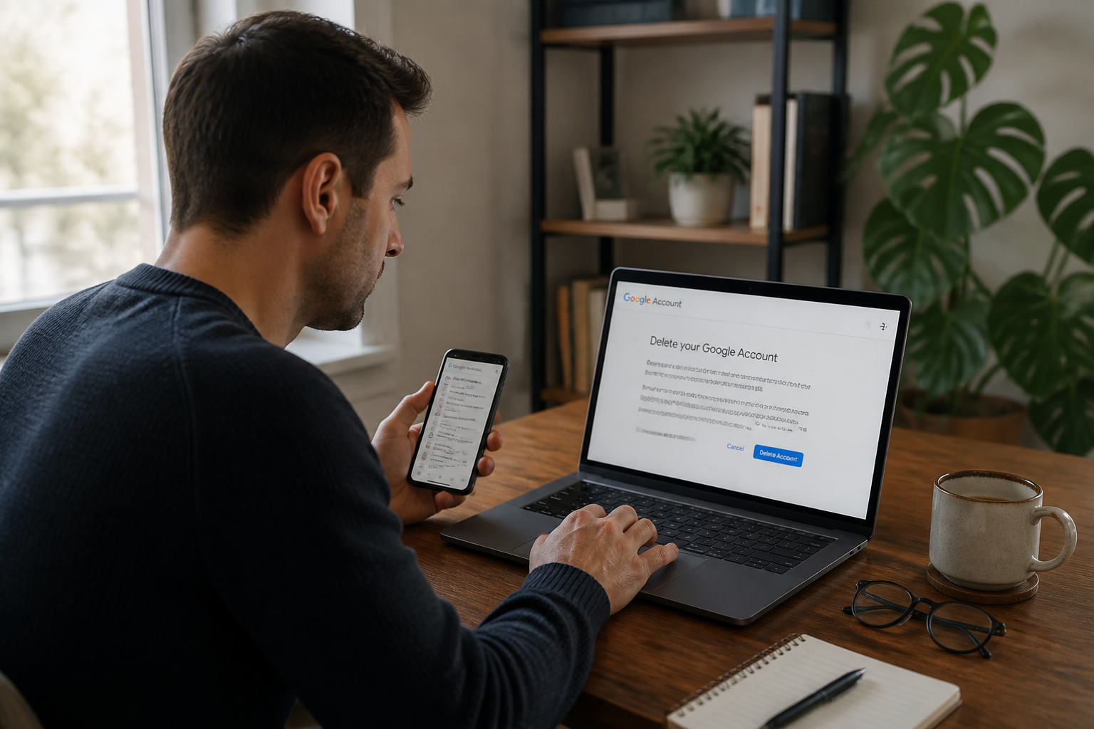 Supprimer un compte Google proprement : la procédure complète